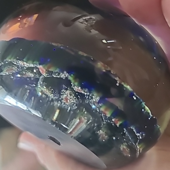 Multi millefiori glass paperweight - Picture 5 of 7